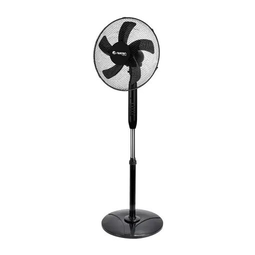 Ventilador de Pie con Mando 16" 40cm 40W 3 Velocidades AirMax Negro Raydan Home