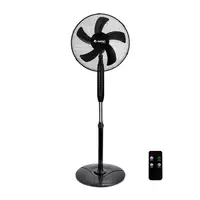 Ventilador de Pie con Mando 16" 40cm 40W 3 Velocidades AirMax Negro Raydan Home
