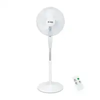 Ventilador de Pie con Mando 16" 40cm 40W 3 Velocidades Neos Comfort Thinia Home