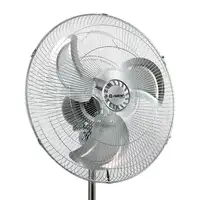 Ventilador de Pie 18" 45cm 75W 3 Velocidades Industrial Negro Raydan Home