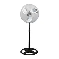 Ventilador de Pie 18" 45cm 75W 3 Velocidades Industrial Negro Raydan Home