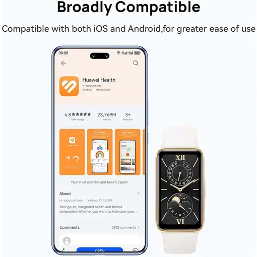 Huawei Band 9 AMOLED Pulsera de actividad 3,73 cm (1.47'') Rosa