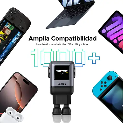 Ugreen 45515B cargador de dispositivo móvil Ordenador portátil, Teléfono móvil, Po