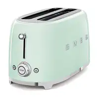 Smeg TSF02PGEU tostadora 6 4 rebanada(s) 1500 W Verde