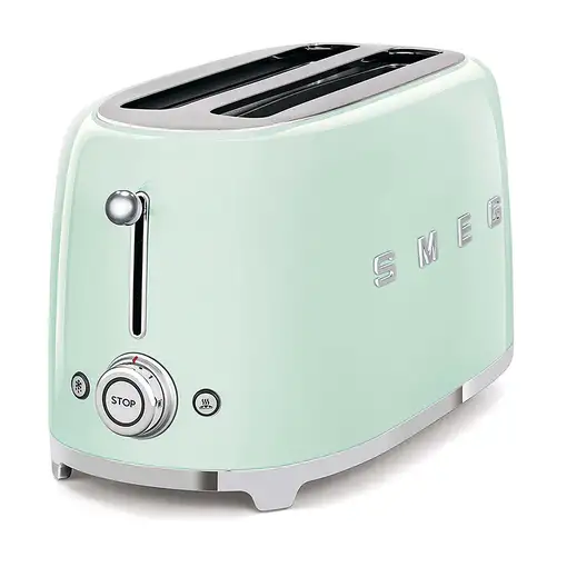 Smeg TSF02PGEU tostadora 6 4 rebanada(s) 1500 W Verde