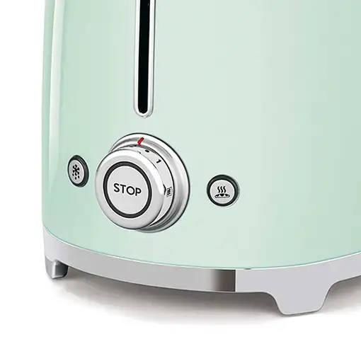 Smeg TSF02PGEU tostadora 6 4 rebanada(s) 1500 W Verde