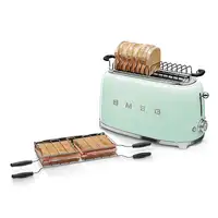 Smeg TSF02PGEU tostadora 6 4 rebanada(s) 1500 W Verde