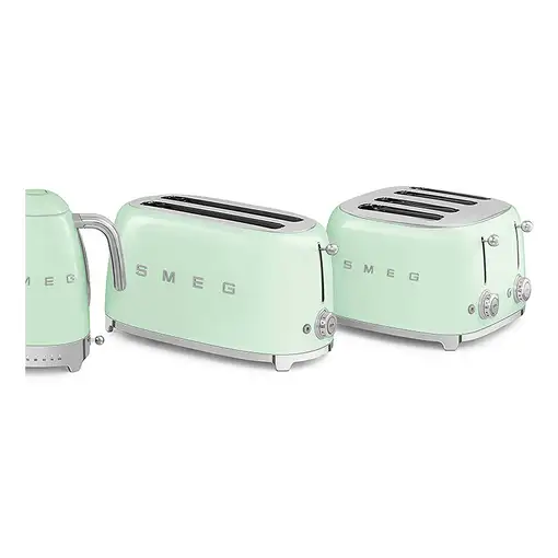 Smeg TSF02PGEU tostadora 6 4 rebanada(s) 1500 W Verde