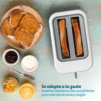 Grunkel TSB-EASYTOAST tostadora 6 2 rebanada(s) 870 W Blanco Grunkel TSB-EASYTOAST tostadora 6 2 rebanada(s) 870 W Blanco