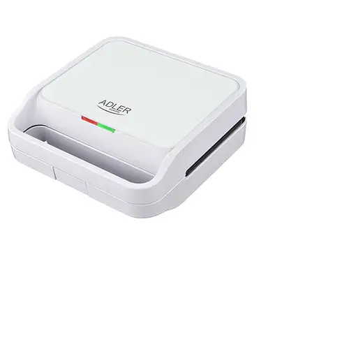 Adler AD 3070w sandwichera 1100 W Blanco
