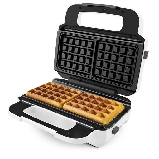 Tefal Snack XL SW7011 sandwichera 850 W Blanco, Acero inoxidable