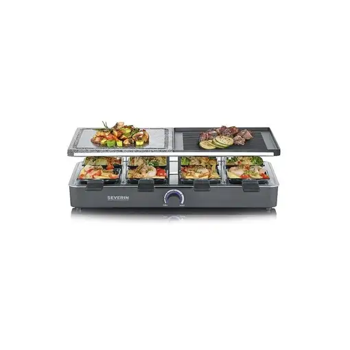 Severin RG 2376 parrilla de interior 8 personas(s) 1300 W Negro