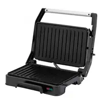 Parrilla eléctrica grill JATA JEGR1124 con placas rayadas (23 x 14,5 cm). 1000 W