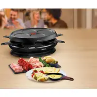 Tefal Store'Inn RE320812 parrilla de interior 8 personas(s) 1050 W Negro