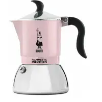 Bialetti 6586 Cafetera italiana 0,15 L Negro, Rosa, Plata