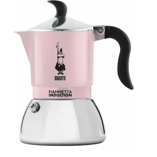 Bialetti 6586 Cafetera italiana 0,15 L Negro, Rosa, Plata