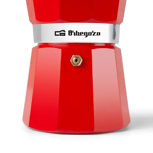 Cafeteras italianas Rojo 9 cups KFR 940 ORBEGOZO