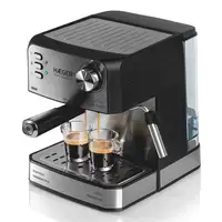 Cafeteras express Semi-automática Negro 1.6 L CM-85B.011A HAEGER