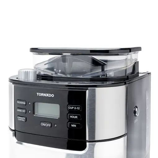 Cafeteras goteo Manual Negro 1.5 L 12 cups TCM1025A-GS TORNADO