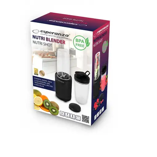 Esperanza EKM029 licuadora 0,8 L Batidora de vaso 700 W Negro