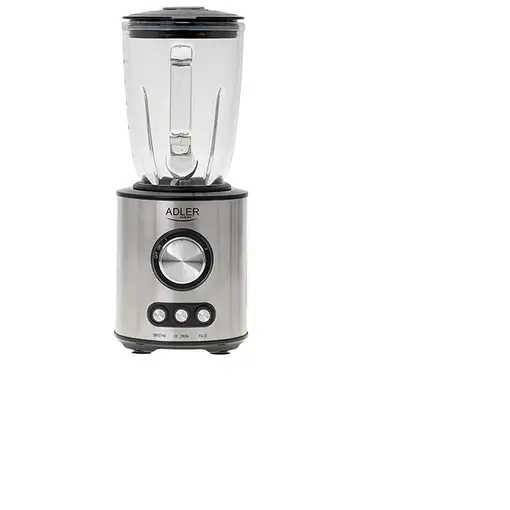 Adler AD 4078 licuadora Batidora de vaso 1700 W Negro, Acero inoxidable, Transpare