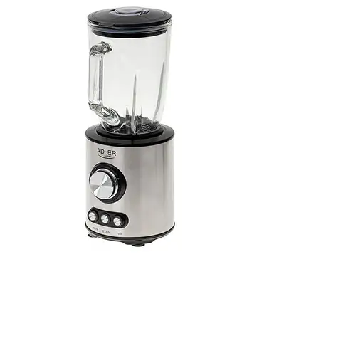 Adler AD 4078 licuadora Batidora de vaso 1700 W Negro, Acero inoxidable, Transpare