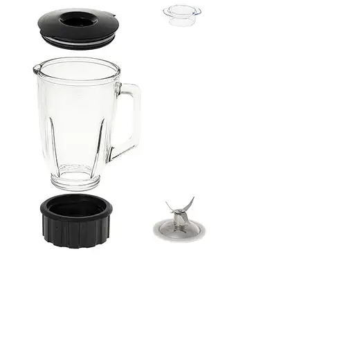 Adler AD 4078 licuadora Batidora de vaso 1700 W Negro, Acero inoxidable, Transpare