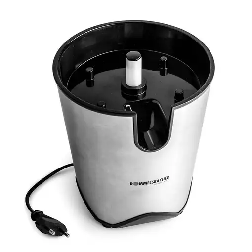Rommelsbacher ZP 60/E prensa de cítricos eléctricos 100 W Negro, Acero inoxidable