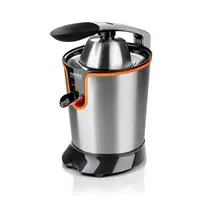 Haeger CJ-600.007A prensa de cítricos eléctricos 600 W Negro, Acero inoxidable