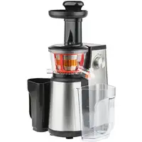 H.Koenig GSX12 exprimidor Exprimidor lenta 400 W Negro, Acero inoxidable