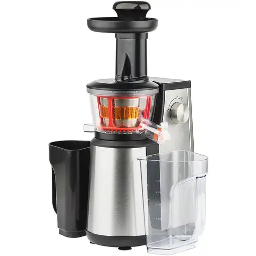 H.Koenig GSX12 exprimidor Exprimidor lenta 400 W Negro, Acero inoxidable