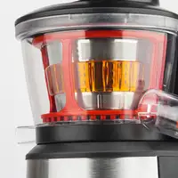 H.Koenig GSX12 exprimidor Exprimidor lenta 400 W Negro, Acero inoxidable