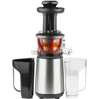 H.Koenig GSX12 exprimidor Exprimidor lenta 400 W Negro, Acero inoxidable
