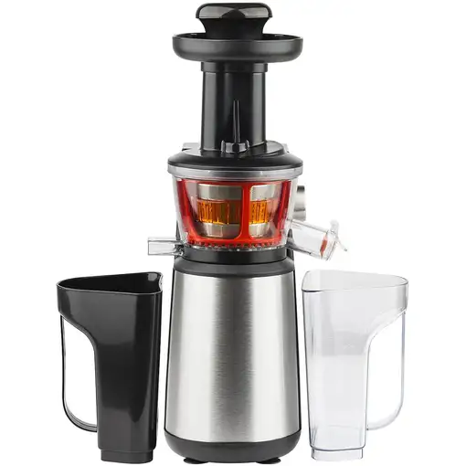 H.Koenig GSX12 exprimidor Exprimidor lenta 400 W Negro, Acero inoxidable