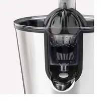 H.Koenig AGR80 prensa de cítricos eléctricos 160 W Negro, Acero inoxidable