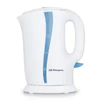 Orbegozo KT-5002 tetera eléctrica 1 L 1650 W Azul, Blanco