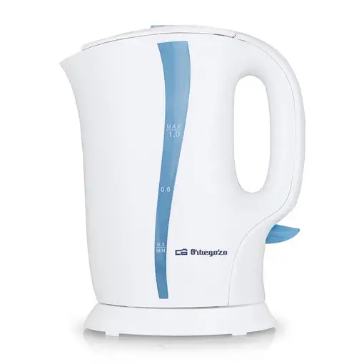 Orbegozo KT-5002 tetera eléctrica 1 L 1650 W Azul, Blanco