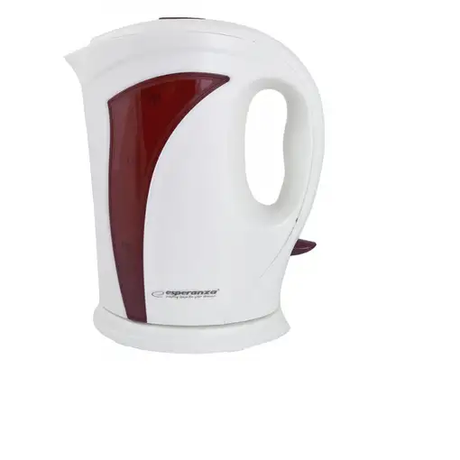 Esperanza EKK018R tetera eléctrica 1,7 L 2200 W Rojo, Blanco