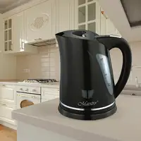 Maestro MR038 tetera eléctrica 1,7 L 2000 W Negro