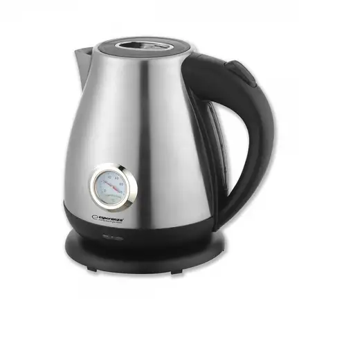 Esperanza EKK029 tetera eléctrica 1,7 L 2200 W Negro, Acero