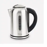 H.Koenig BOE50 tetera eléctrica 1,7 L 2200 W Negro, Acero inoxidable