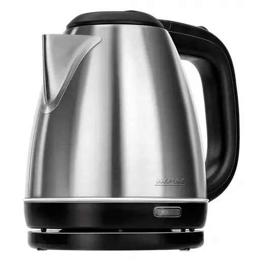 MPM MCZ-84M tetera eléctrica 1 L 1600 W Negro, Acero inoxidable