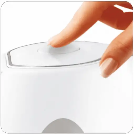 Haeger EK-15W.026A tetera eléctrica 1,5 L 2200 W Blanco