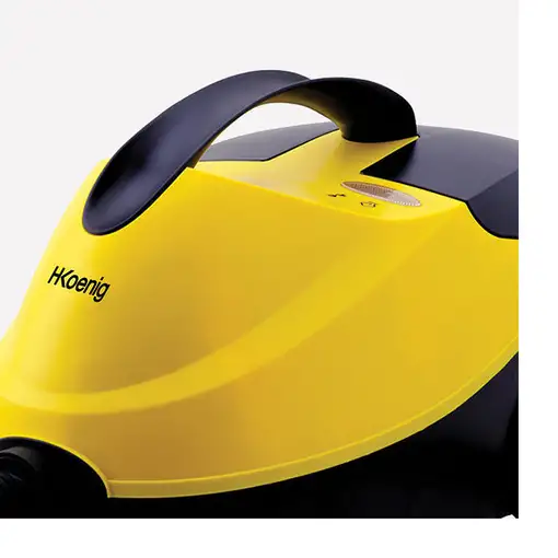 H.Koenig NV6200 Limpiador a vapor de cilindro 1,5 L 2000 W Negro, Amarillo