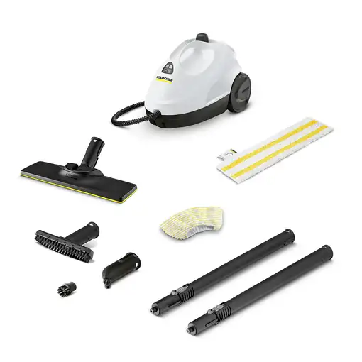 Kärcher SC 2 EasyFix Limpiador a vapor de cilindro 1 L 1500 W Negro, Blanco
