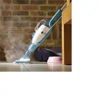 Black & Decker 9IN1 Steam-mop Fregona a vapor 0,5 L 1300 W Turquesa, Blanco