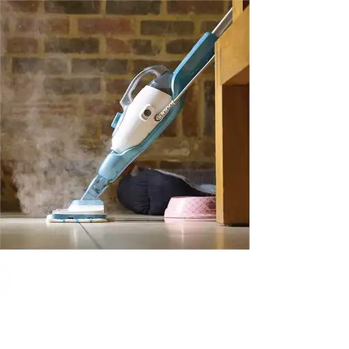 Black & Decker 9IN1 Steam-mop Fregona a vapor 0,5 L 1300 W Turquesa, Blanco