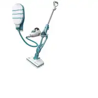 Black & Decker 9IN1 Steam-mop Fregona a vapor 0,5 L 1300 W Turquesa, Blanco