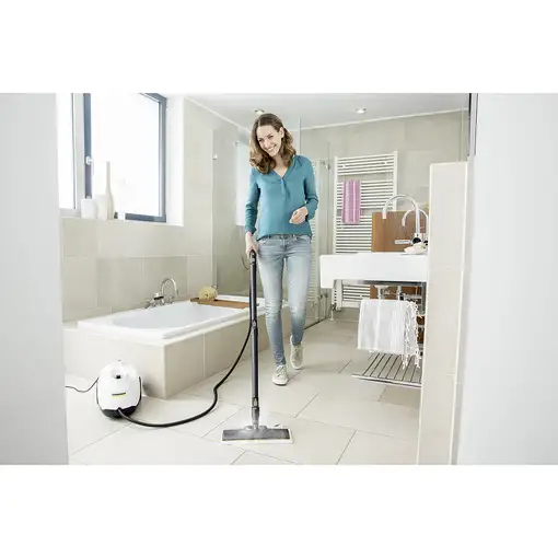 Kärcher SC 3 EasyFix Limpiador a vapor de cilindro 1 L 1900 W Negro, Blanco
