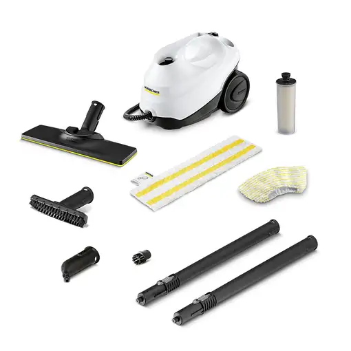 Kärcher SC 3 EasyFix Limpiador a vapor de cilindro 1 L 1900 W Negro, Blanco